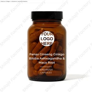 Panax Ginseng, Ginkgo Biloba, Ashwagandha & Maca Root Capsules