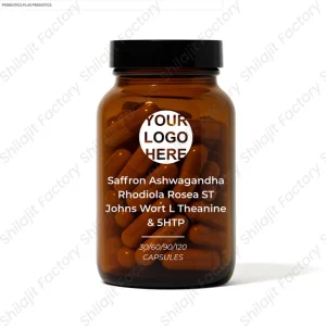 Saffon Ashwagandha Rhodiola Rosea ST Johns Wort L Theanine & 5HTP