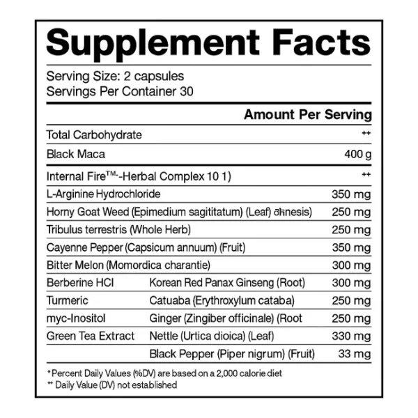 Ashwagandha, Maca Root & Herbal Complex Capsules - Image 2