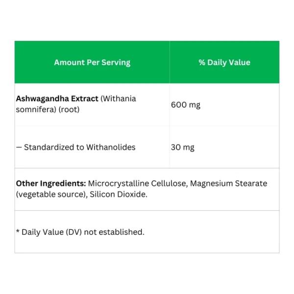 Ashwagandha Tablets – Stress and Hormone Balance - Image 2
