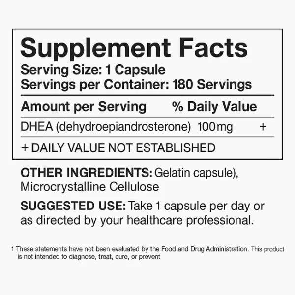 DHEA Capsules - Image 2