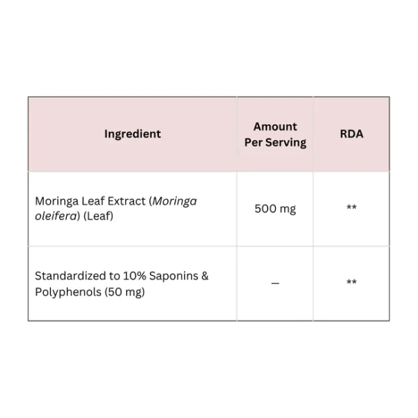 Moringa Extract Capsules - Image 2