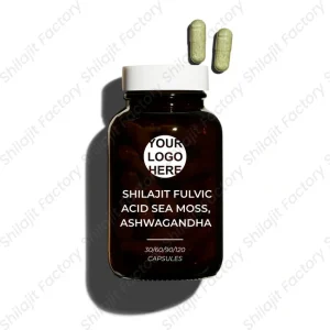Shilajit Fulvic Acid + Sea Moss, Ashwagandha, Tongkat Ali & Boron – 500 mg