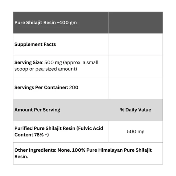 Pure Himalayan Shilajit Resin – 100 gm - Image 2