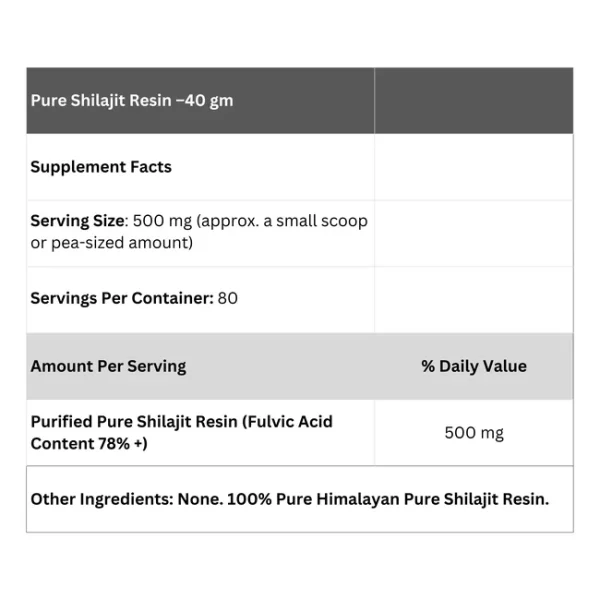 Pure Himalayan Shilajit Resin – 40 gm - Image 2